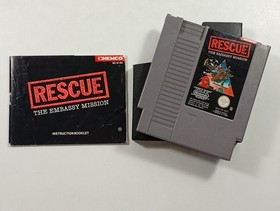 RESCUE THE EMBASSY MISSION NINTENDO NES PAL-B FRA (WITHOUT HOLD - GOOD CONDITION