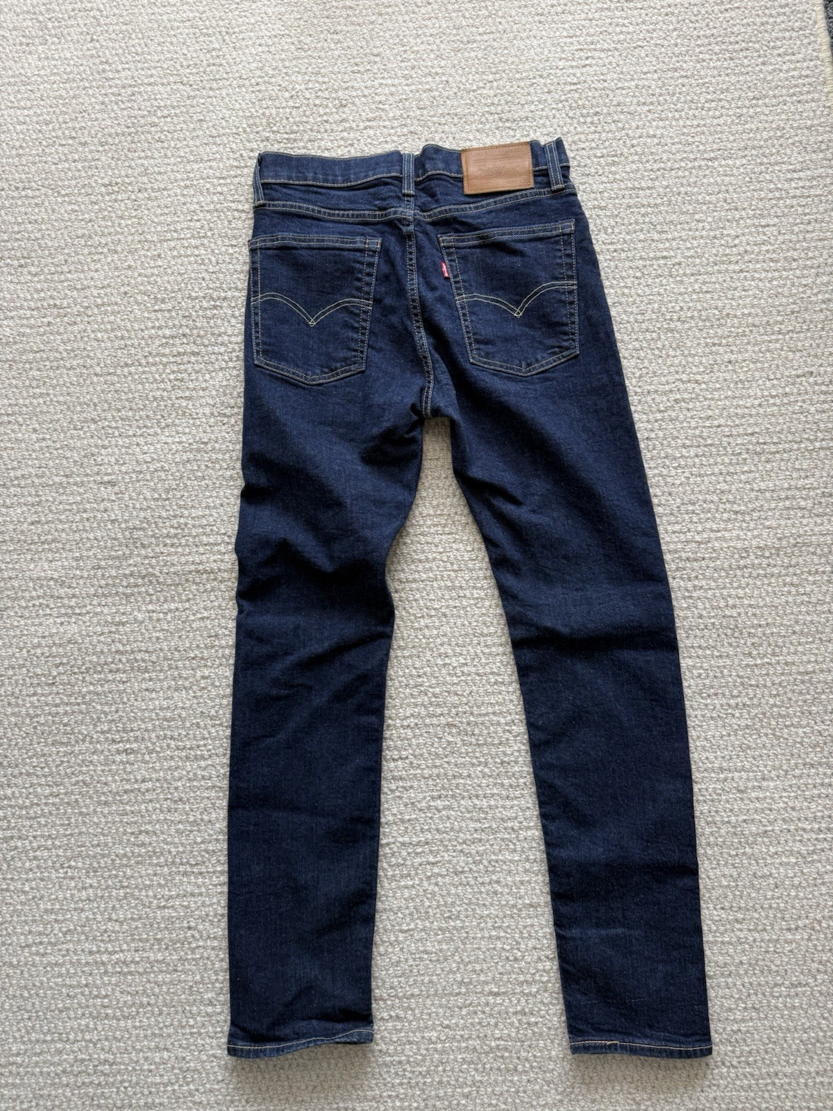 Levis 510 slim fit mens denim jeans stretch Premium Label Navy • W30 L30 image 3