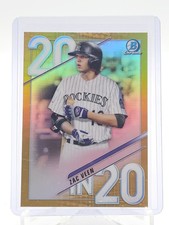 ZAC VEEN 2020 BOWMAN CHROME 20 IN 20 GOLD REFRACTOR /50 #20IN20-ZV Q6990