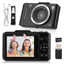 Digitalkamera Mini 1080P 48MP 16X Fotoapparat mit 32G Karte 2,4" LCD CCD Kamera
