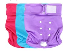 Lot 6 Reusable Self Fastening Dog Diapers M Dog Diaper Liners Pack Big Lot