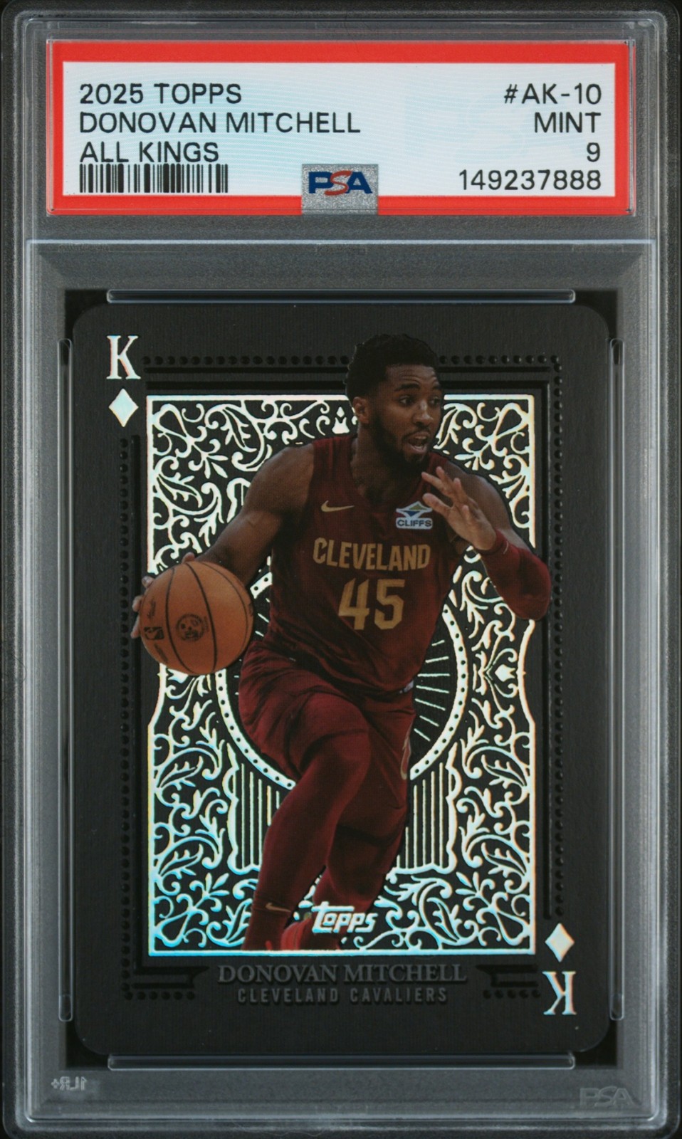 Donovan Mitchell 2025 Topps #AK-10 All Kings SSP PSA 9