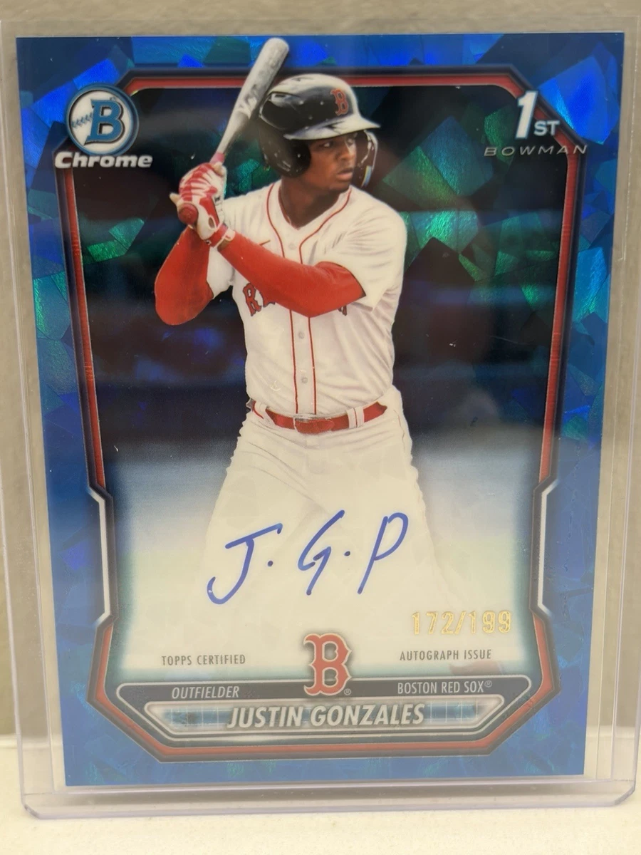 Bowman Boston Red Sox Baseball Sports Trading Cards Autographed