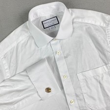 Charles Tyrwhitt 15.5 33 Egyptian Cotton White Dress Shirt French Cuffs