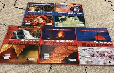 Lot Of 5 Prentice Hall - Science Explorer Books - Calvert School - Homeschool