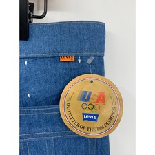 Vintage 80s Levis Jeans Mens 36x32 Orange Tab Skosh More Room Denim Pants NEW