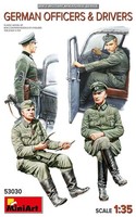 Miniart 53030 German Officers & Drivers In 1:35 Figuren Bausatz Neu + Ovp