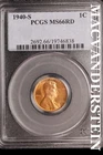 1940-S Lincoln Wheat Cent-PCGS MS 66 Red Choice Gem BU No Reserve #SLK1004