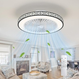 Ceiling Fan with Lights and Remote Low Profile Ceiling Fans Dimmable 3 Colour