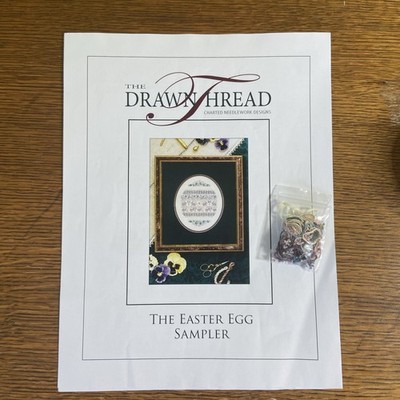 The Drawn Thread Cross Stitch pattern w/Embellishments