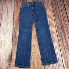 Vintage Wrangler 936DEN Slim Blue Denim Western Cowboy Jeans Men 30 X 33