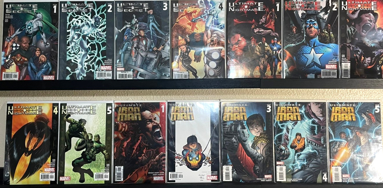 Man + Ult Secret + Ult Nightmare (3) X Complete Sets Marvel Comics