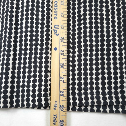Uniqlo Marimekko Tunic Top Womens XS Black Circle Dots Long Sleeve Cotton - Picture 12 of 15