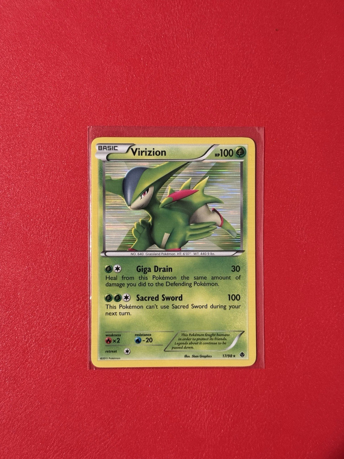 Virizion 17/98 Emerging Powers Holo