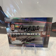 2008 Donruss Elite Extra Edition College Ties Auto #CTC-22 /25 Kieschnick Stewa…