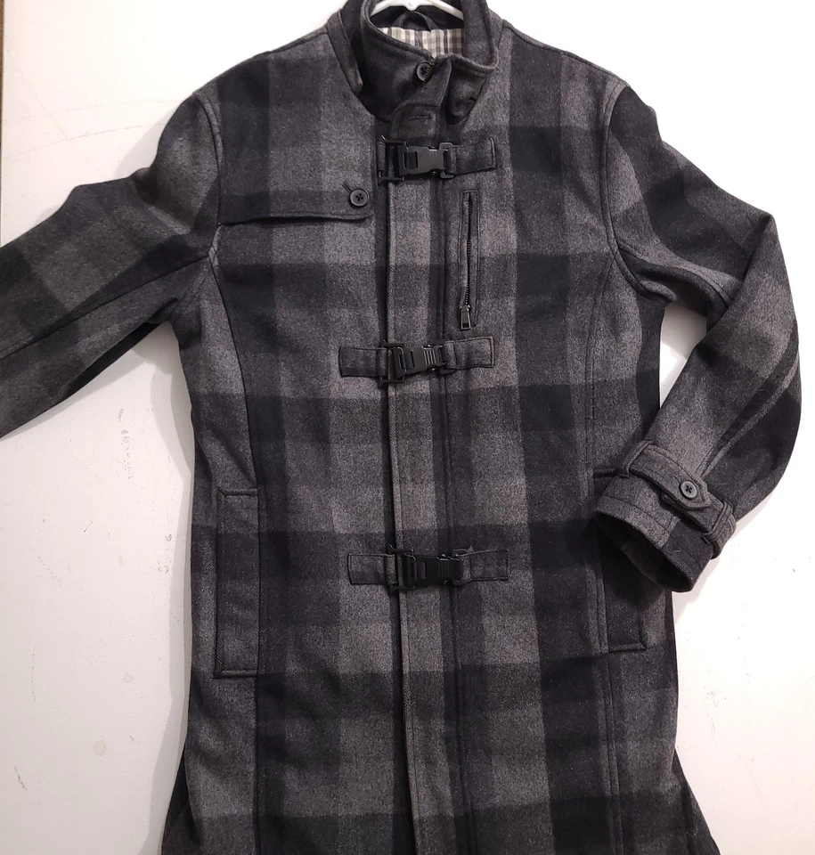 Casaco xadrez masculino MÉDIO -I.N.C International Concepts Heritage mistura de lã - Imagem 3 de 4