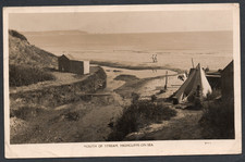Postcard Highcliffe on Sea nr Christchurch Dorset the Mouth of Stream 1922 RP