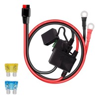 Eurowagens Dual Plus Minus ATC Sicherungshalter FüR 10AWG Kabel Mit AnschlüSsen