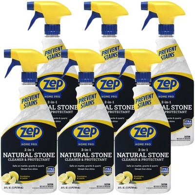Zep NEW Home Pro 2-In-1 Marble, Granite & Stone Cleaner - 24 Fl. oz. (Case of 6)