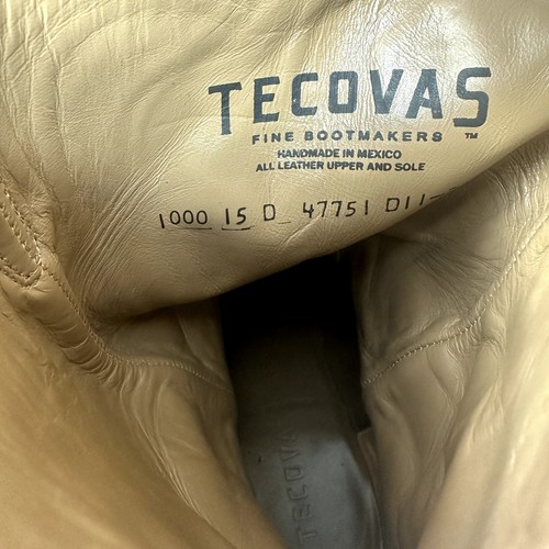 Tecovas The Cartwright Herren Gr. US 15 D Braun Halbhohes Kalbsleder Westernstiefel - Bild 11 von 12