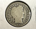 1899 S BARBER DIME. NICE ORIGINAL LOW MINT COIN. FREE SHIP 🚢
