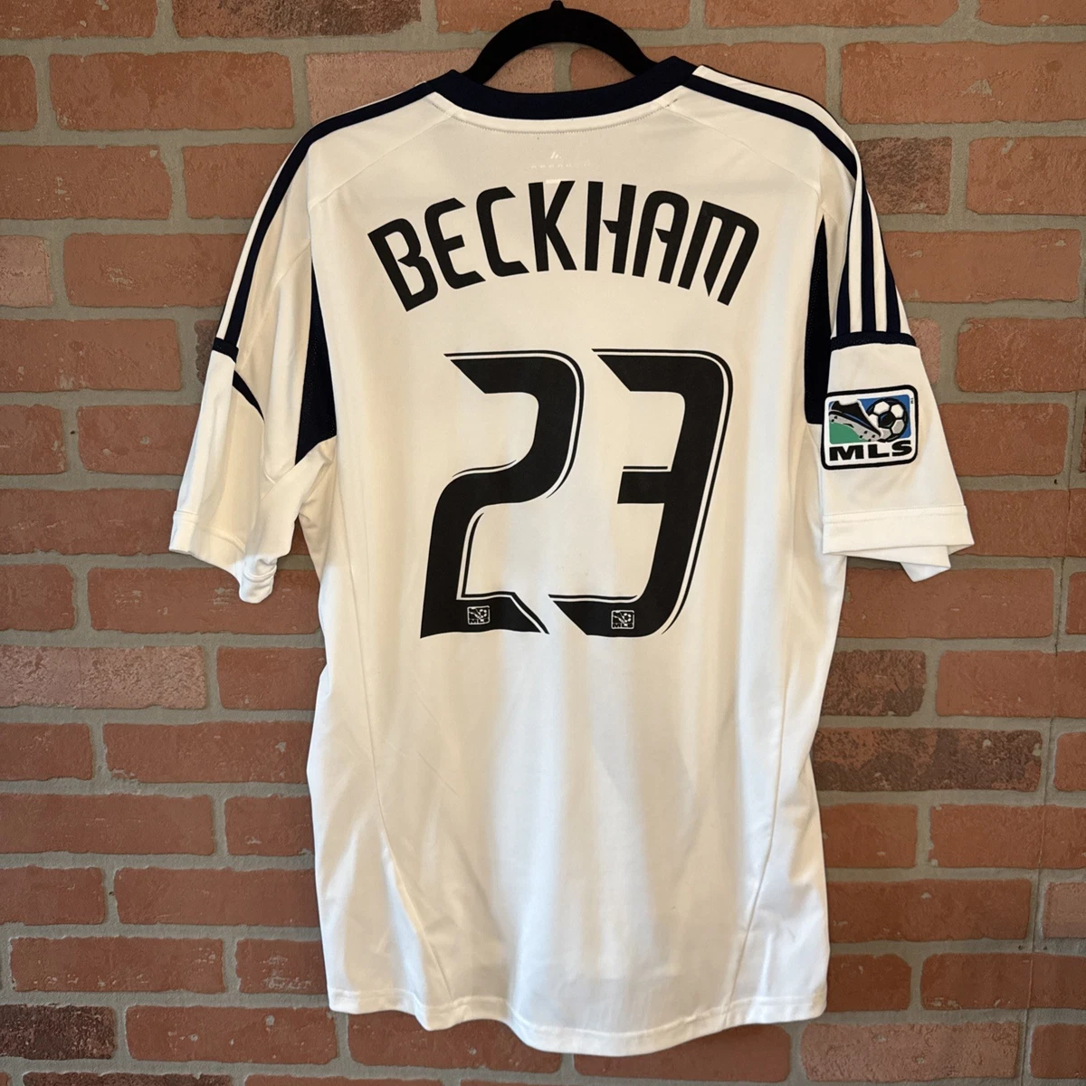 David Beckham LA Galaxy White MLS Fan Apparel & Souvenirs for sale