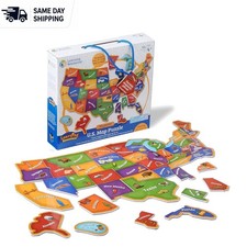 Interactive 44-Piece U.S. Map Puzzle - Fun Learning for Kids 4-12