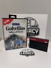 Sega Master System Box and Cartridge- Golvellius Valley Of Doom Tested Working!