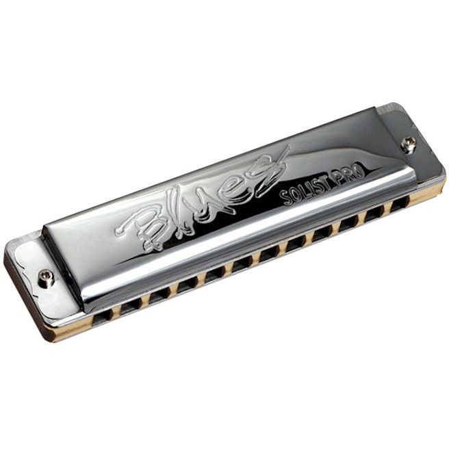 Diatonische Mundharmonika CA Seydel Shne Blues Solist Pro 12 Steel - A-Dur Mu 18490₽