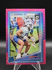 T.J. Sanders RC Bills 2025 Optic Preview Rated Rookie #351 ❗️PINK PRIZM❗️