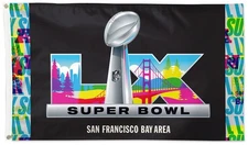 SUPER BOWL LX San Francisco Bay Area 2026 NFL Official Event 3'x5' FLAG