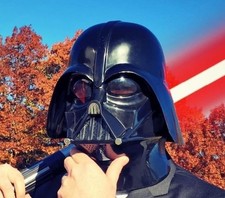 Darth Vader Helmet for Adults Full 2 Piece Mask Star Wars Costume Accessory NEW