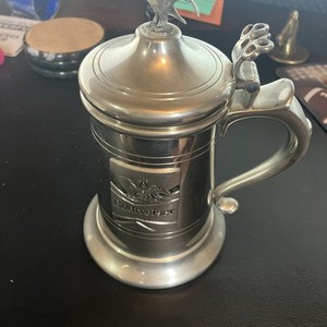 Budweiser Pewter Stein N2755 1991 Shirley Pewter USA 7 1/2"