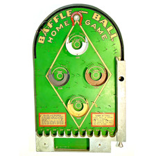Vintage Baffle Ball Home Game - Great Condition - Works Great - Includes Balls