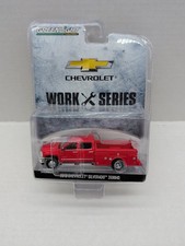 1:64 Greenlight 2018 Red Chevy Silverado 3500HD Work Series Utility Truck