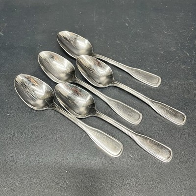 Hampton Silversmith 18/10 Stainless TableSpoons 7  Set Of 5 Made In Korea. A