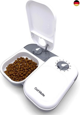 Cat Mate C200 Automatischer 2-Mahlzeiten-Futterautomat mit Timer-Steuerung