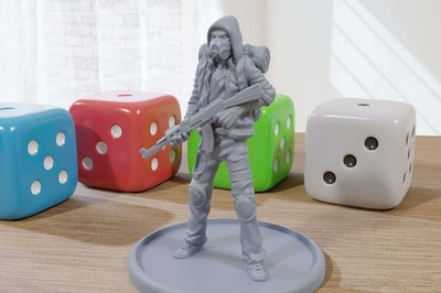 Slasher the Survivor Stalker - 3D Printed Minifigures for Post Apocalyptic Minia