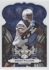 2010 Panini Crown Royale Platinum 1/1 Jeremy williams #145 0c3
