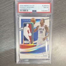 Panini Immaculate Logoman Dwight Howard #LM-DWH 1/1 PSA 8 76ers