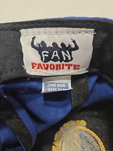 Cappello Berretto Golden State Warriors Blu NBA Taglia Unica Regolabile Velcr Strap - Foto 10 di 10