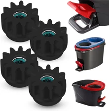 4Pcs Spin Mop Replacement Parts, Spin Mop Bucket Clutch One Way Bearing Sprocket