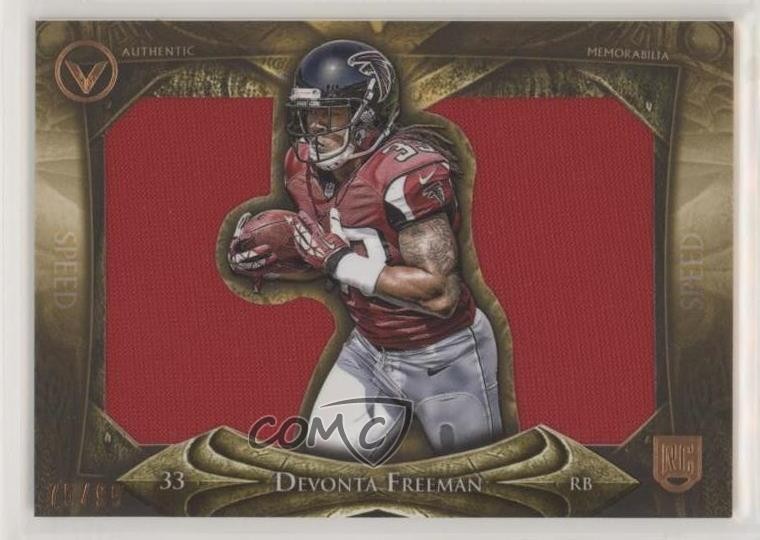 2014 Topps Valor Jumbo Relics Speed 75/99 Devonta Freeman #VJR-DF Rookie RC 2qw