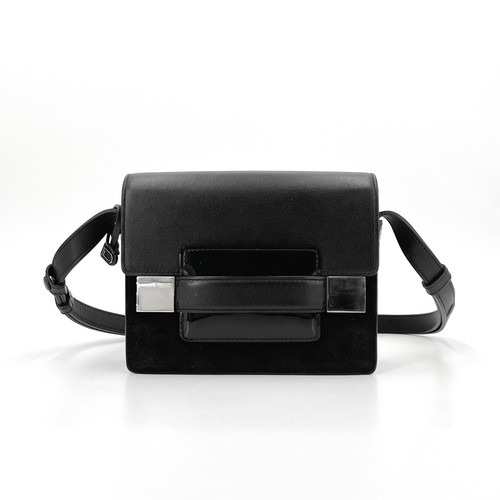 Delvaux Madame Mini Shoulder/Crossbody Bag Black