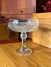 Anchor Hocking Diamond Pointe Compote/Trinket/Candy Dish