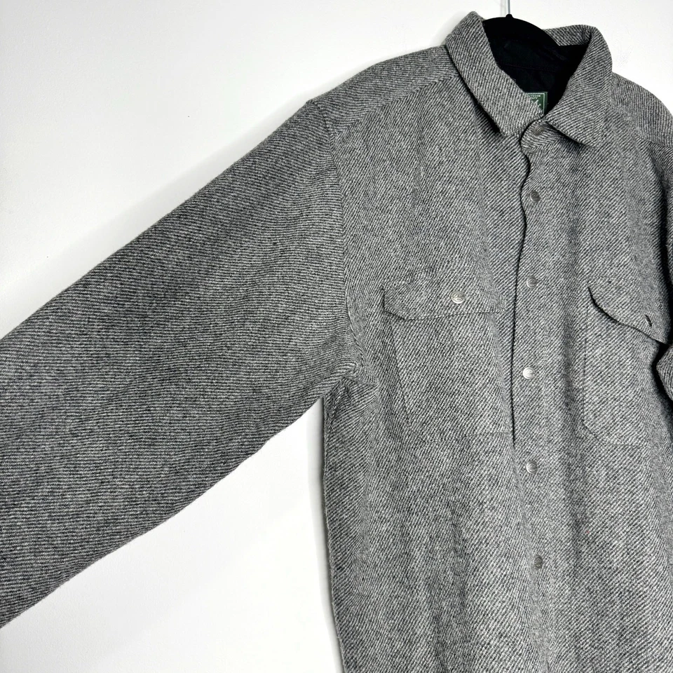 Chaqueta Chaqueta Woolrich Lana Espiga Gorpcore Grunge Franela Caza XXL Foto 3 de 4