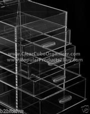 DS-Makeup Organizer, Acrylic Cosmetic Organizer,Makeup box 4 drawers plus lid
