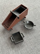 Playmobil 3747 Goldwäsche Schürfwanne Goldsieb Goldmine