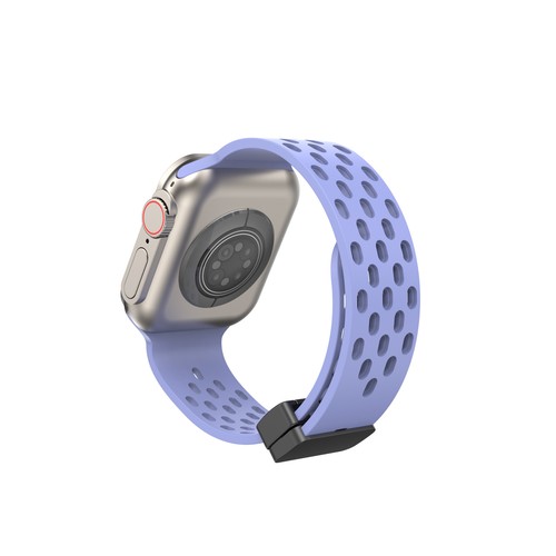 For Apple Watch Ultra Sports Breathable Silicone Band 38//40/41/42/45/49mm Strap - 第 29/30 張圖片
