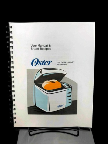 Oster 5834 Owners Manual Instructions User Guide Reprint Recipes